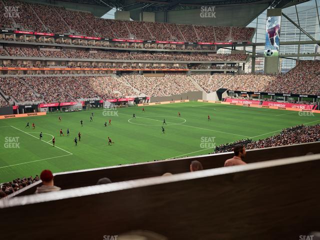Mercedes-Benz Stadium - Section 114 L Seat View