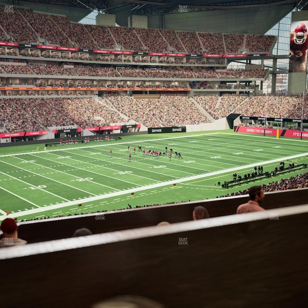 Mercedes-Benz Stadium - Section 114 L Seat View