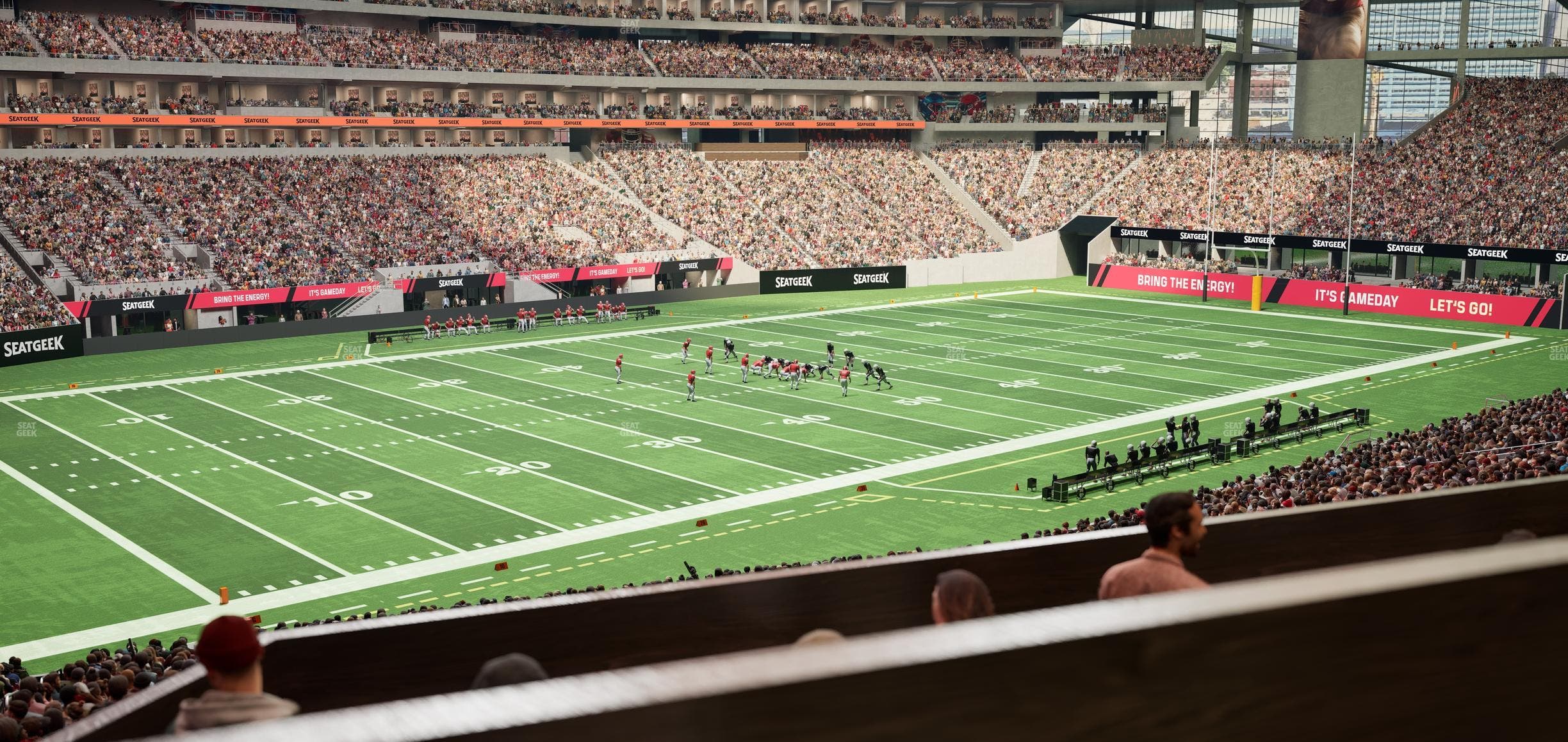 Mercedes-Benz Stadium - Section 114 L Seat View