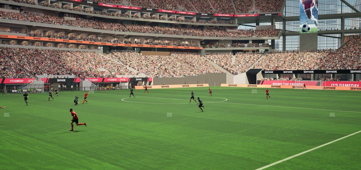 Mercedes-Benz Stadium - Section 114 Seat View