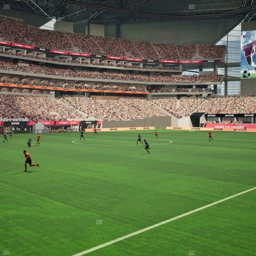 Mercedes-Benz Stadium - Section 114 Seat View