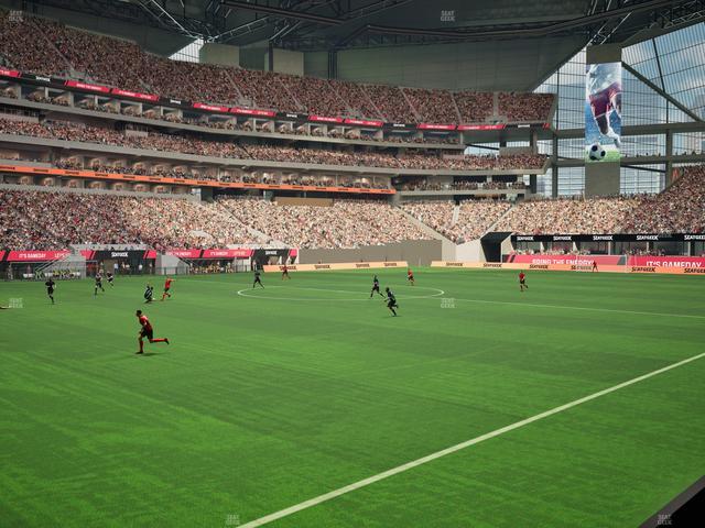 Mercedes-Benz Stadium - Section 114 Seat View