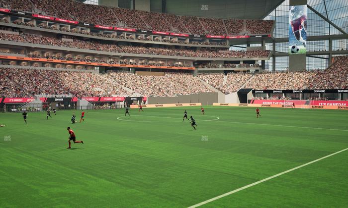 Mercedes-Benz Stadium - Section 114 Seat View