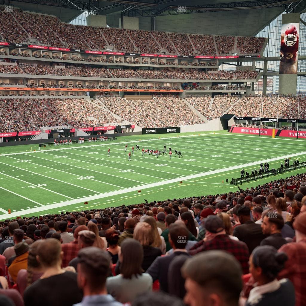 Mercedes-Benz Stadium - Section 114 Seat View