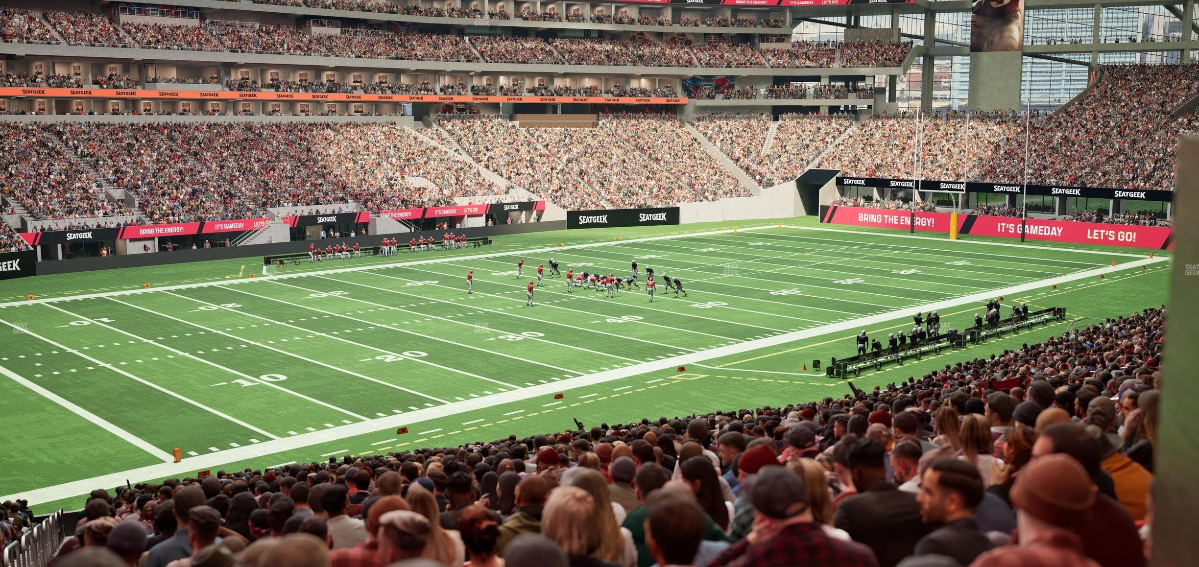 Mercedes-Benz Stadium - Section 114 Seat View