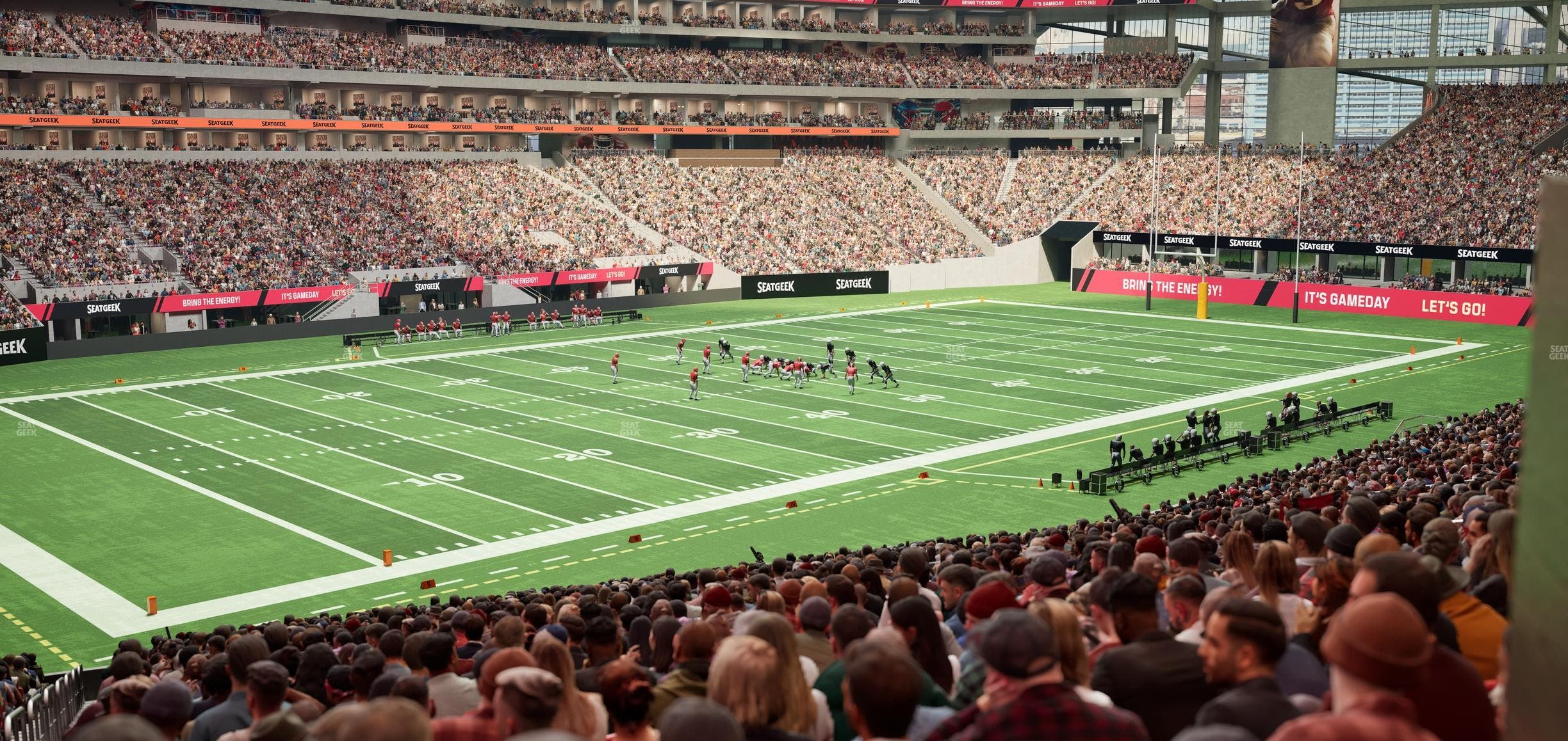 Mercedes-Benz Stadium - Section 114 Seat View