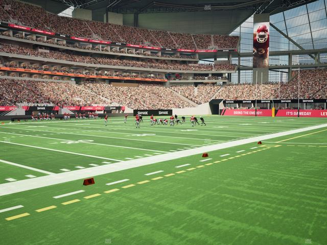 Mercedes-Benz Stadium - Section 114 Seat View