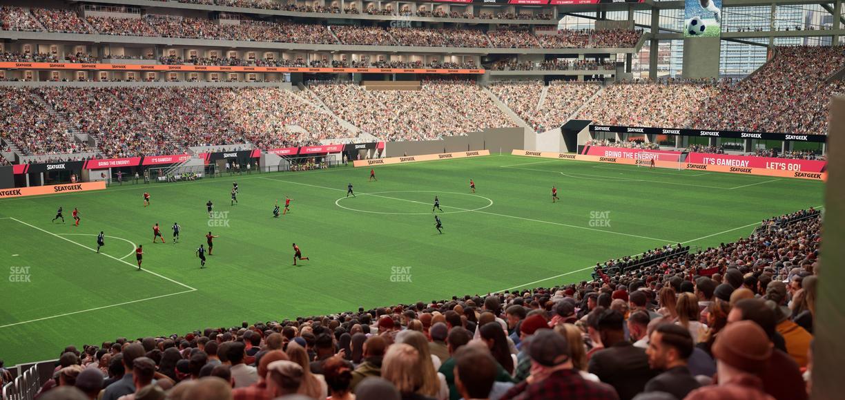 Mercedes-Benz Stadium - Section 114 Seat View