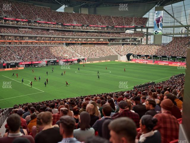 Mercedes-Benz Stadium - Section 114 Seat View