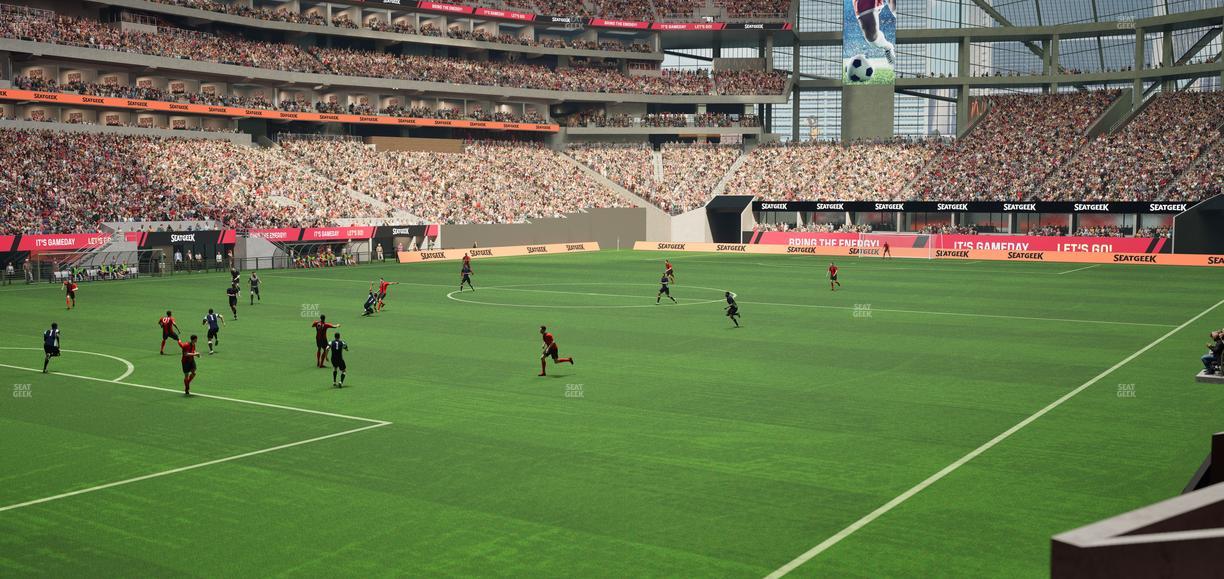 Mercedes-Benz Stadium - Section 115 Seat View