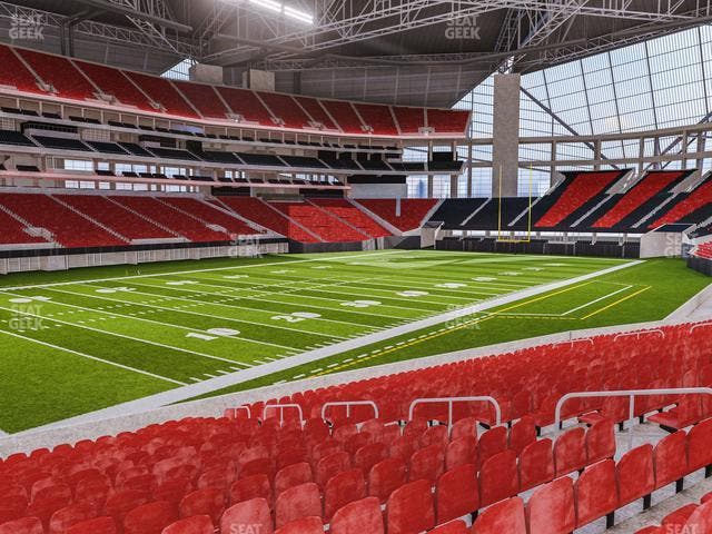 Mercedes-Benz Stadium - Section 115 Seat View