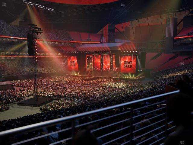 Mercedes-Benz Stadium - Section 115 Seat View