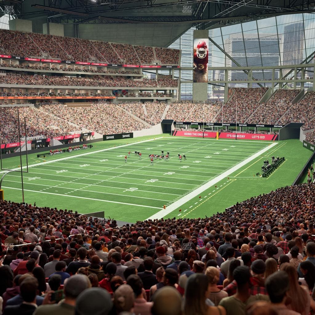 Mercedes-Benz Stadium - Section 116 Seat View