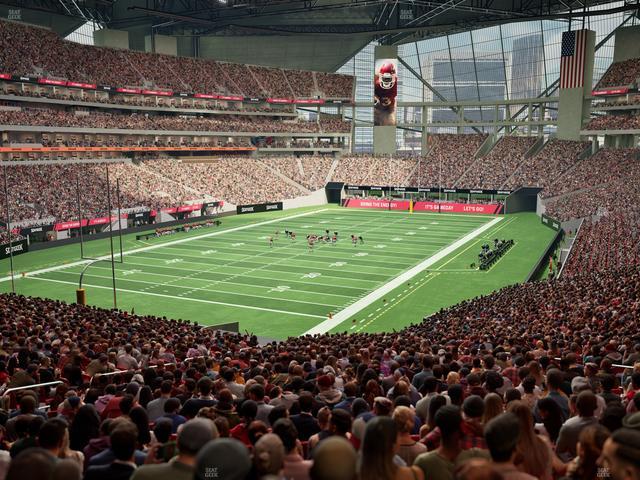 Mercedes-Benz Stadium - Section 116 Seat View