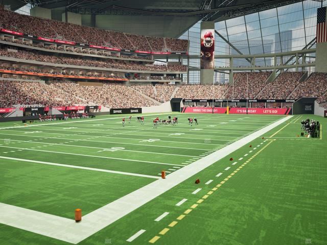 Mercedes-Benz Stadium - Section 116 Seat View