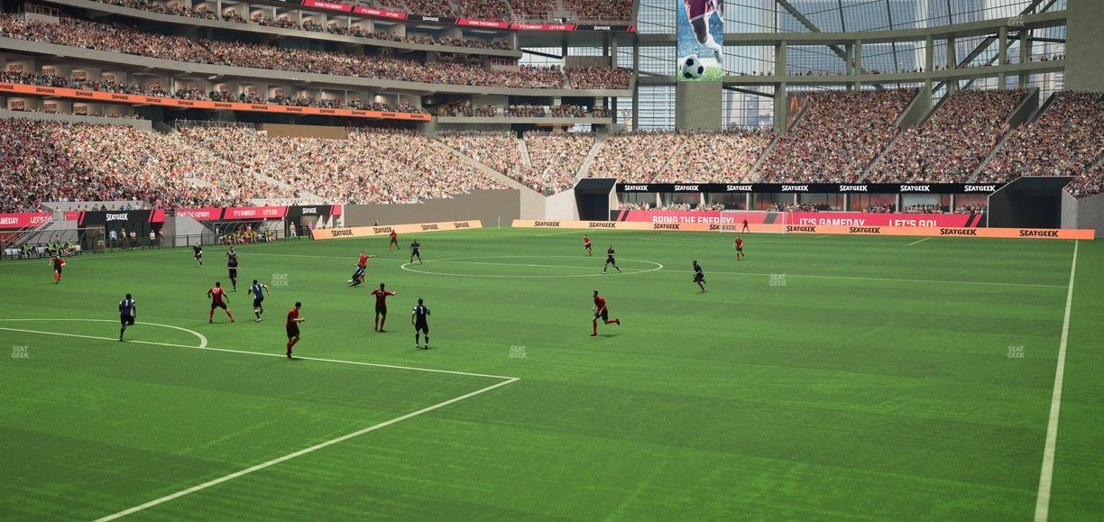 Mercedes-Benz Stadium - Section 116 Seat View