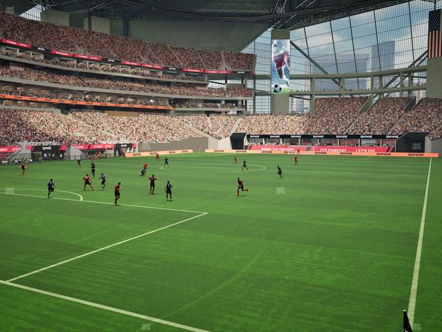 Mercedes-Benz Stadium - Section 116 Seat View