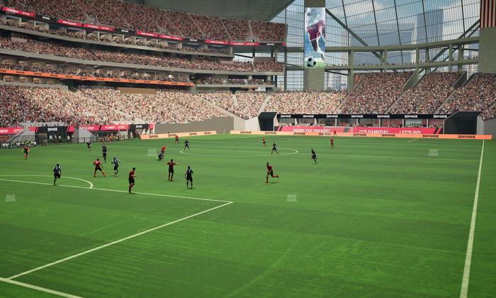 Mercedes-Benz Stadium - Section 116 Seat View