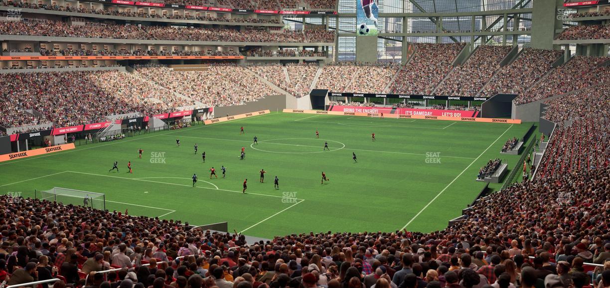 Mercedes-Benz Stadium - Section 116 Seat View