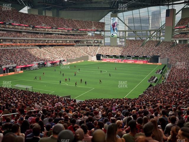 Mercedes-Benz Stadium - Section 116 Seat View