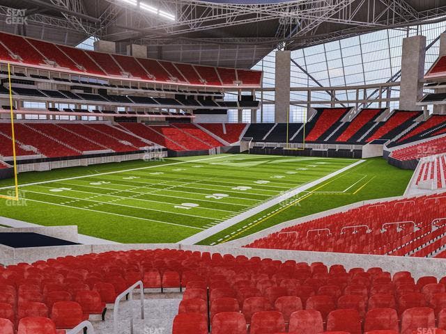 Mercedes-Benz Stadium - Section 116 Seat View