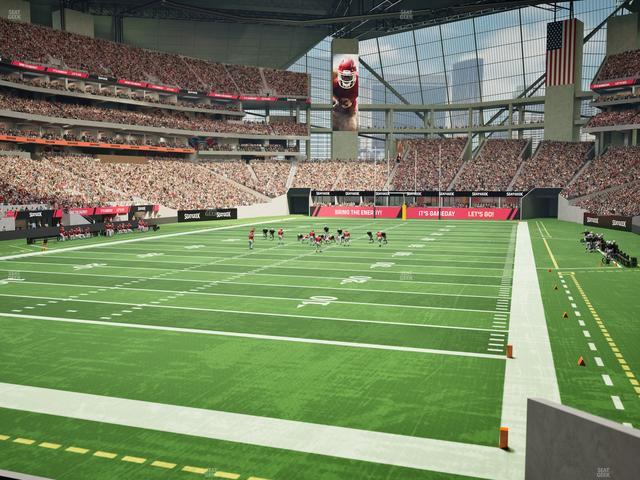 Mercedes-Benz Stadium - Section 117 Seat View