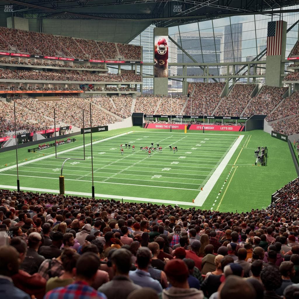 Mercedes-Benz Stadium - Section 117 Seat View