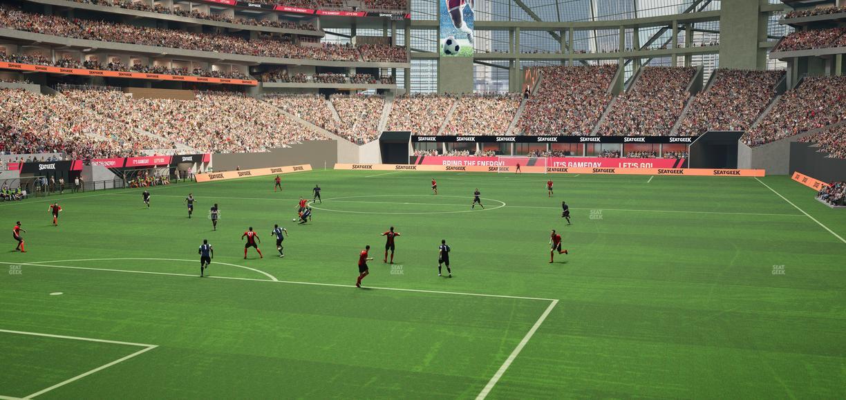 Mercedes-Benz Stadium - Section 117 Seat View