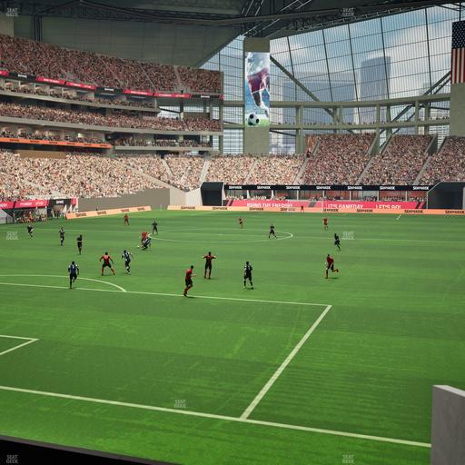 Mercedes-Benz Stadium - Section 117 Seat View