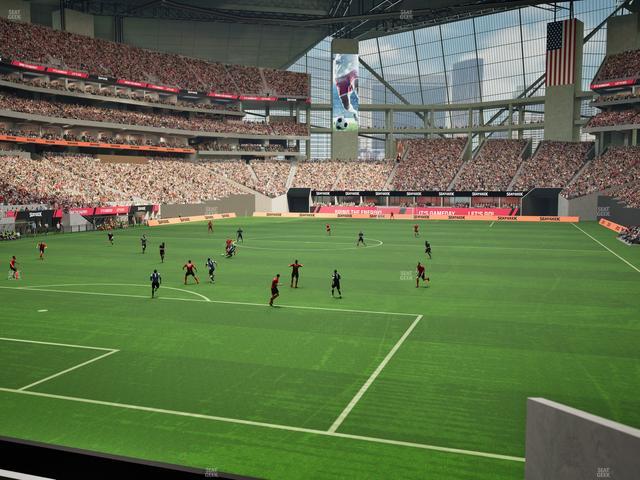 Mercedes-Benz Stadium - Section 117 Seat View