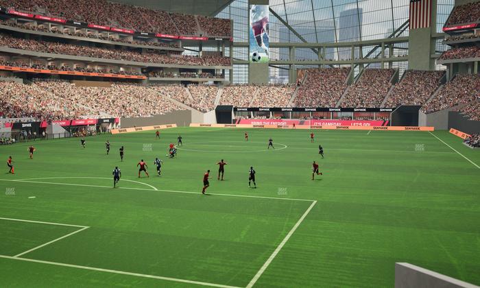 Mercedes-Benz Stadium - Section 117 Seat View