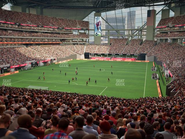 Mercedes-Benz Stadium - Section 117 Seat View