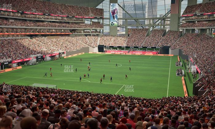 Mercedes-Benz Stadium - Section 117 Seat View