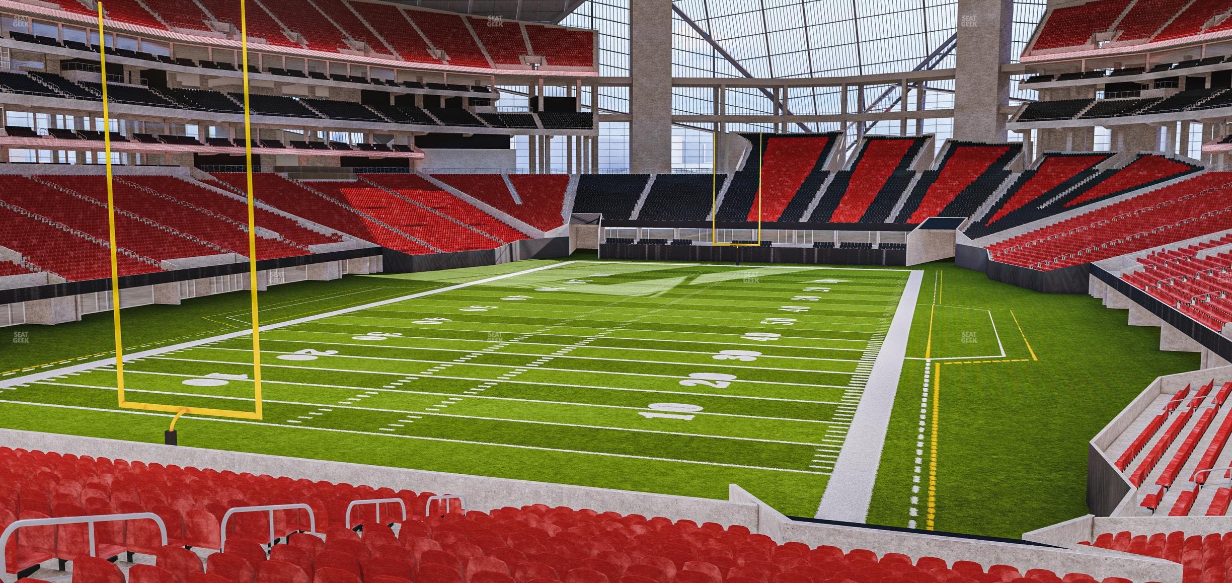 Mercedes-Benz Stadium - Section 117 Seat View