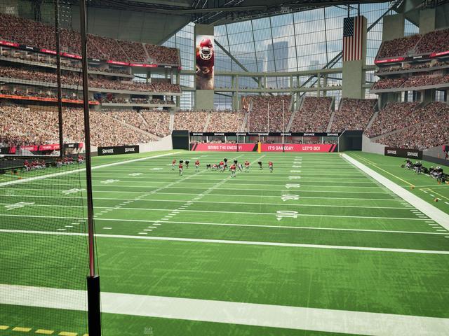 Mercedes-Benz Stadium - Section 118 Seat View