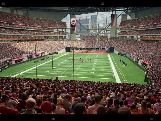 Mercedes-Benz Stadium - Section 118 Seat View