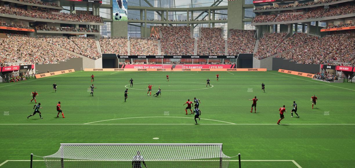 Mercedes-Benz Stadium - Section 119 Seat View