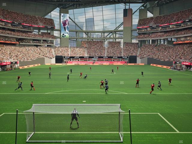 Mercedes-Benz Stadium - Section 119 Seat View