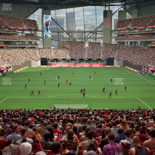 Mercedes-Benz Stadium - Section 119 Seat View