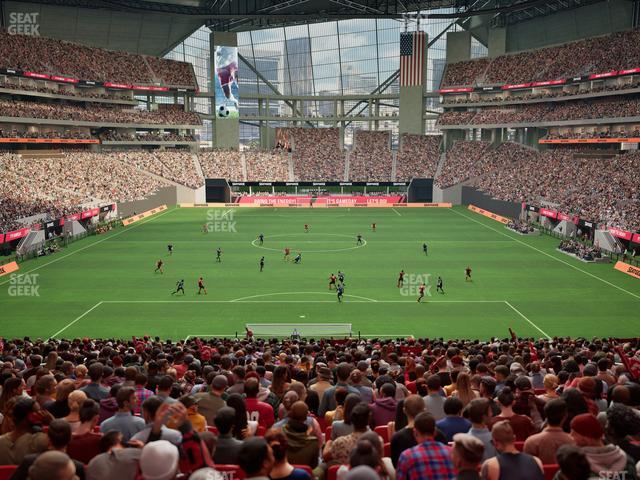 Mercedes-Benz Stadium - Section 119 Seat View