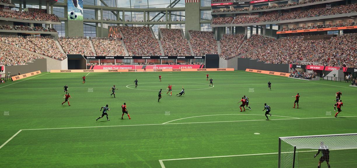 Mercedes-Benz Stadium - Section 120 Seat View