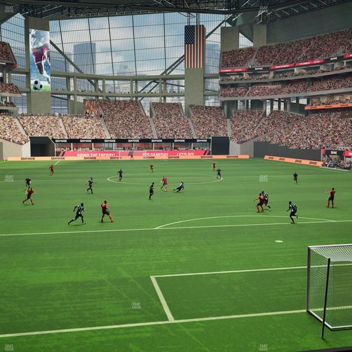 Mercedes-Benz Stadium - Section 120 Seat View