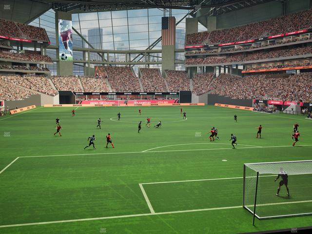 Mercedes-Benz Stadium - Section 120 Seat View