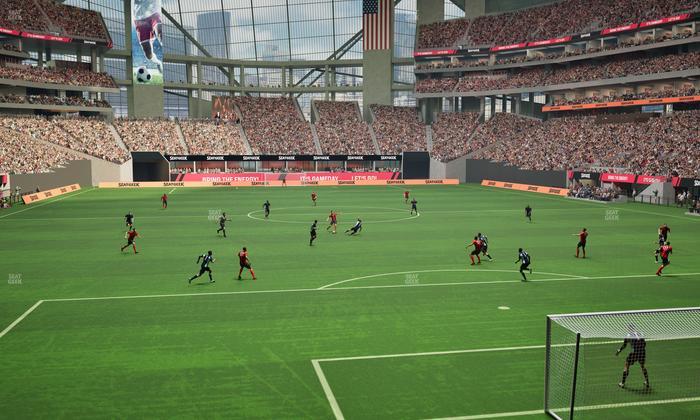 Mercedes-Benz Stadium - Section 120 Seat View