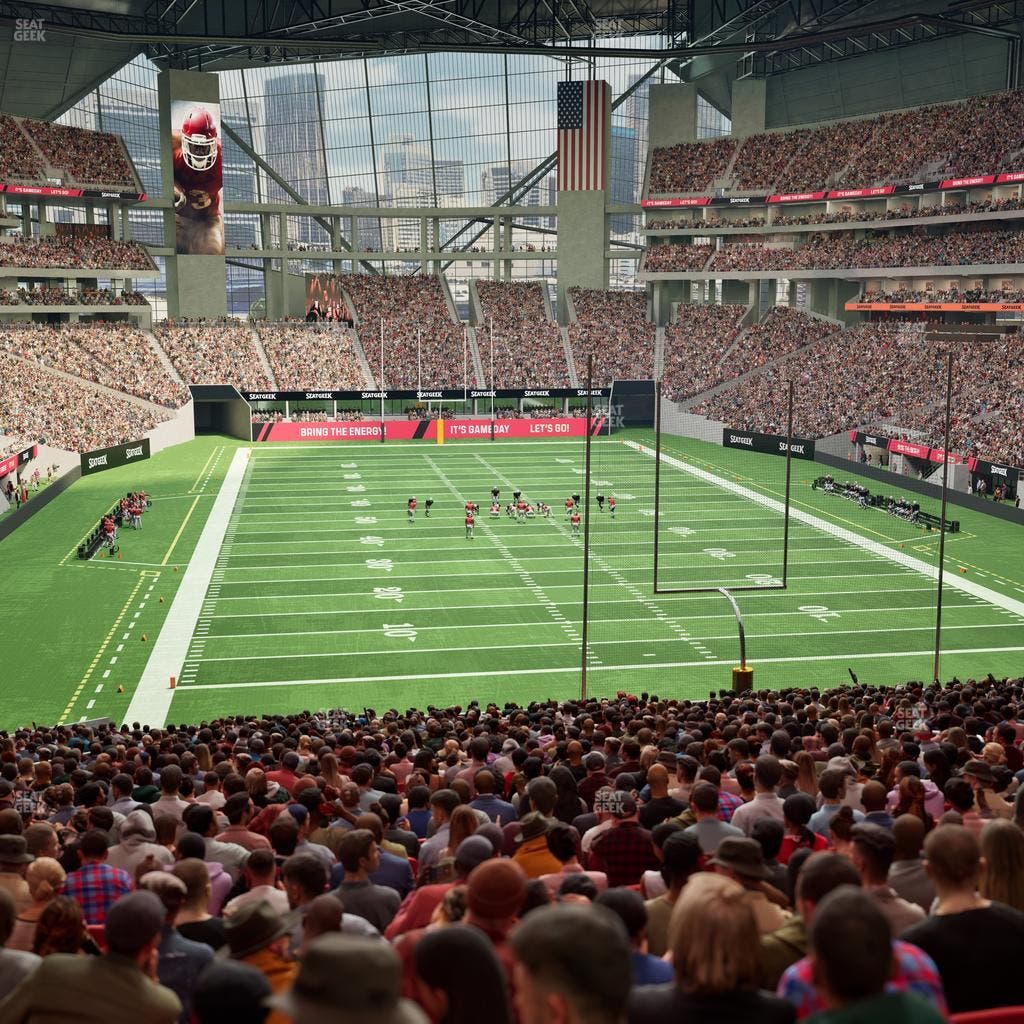 Mercedes-Benz Stadium - Section 120 Seat View