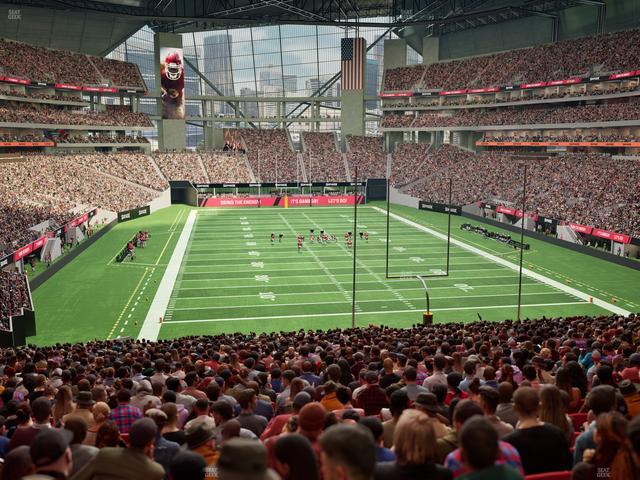 Mercedes-Benz Stadium - Section 120 Seat View