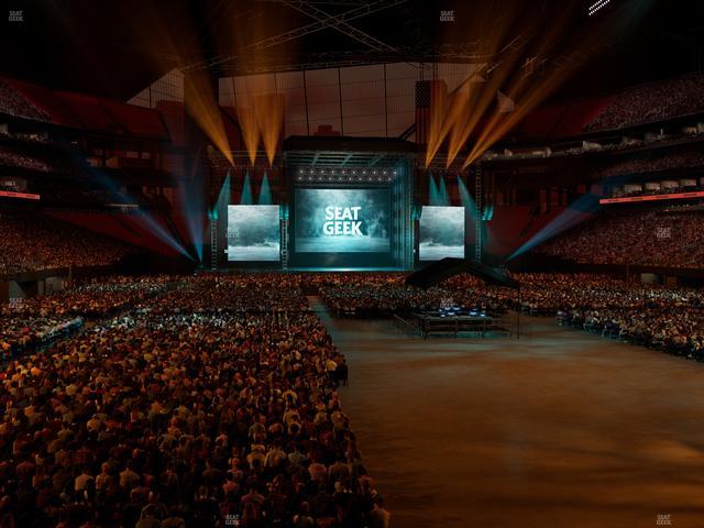 Mercedes-Benz Stadium - Section 120 Seat View