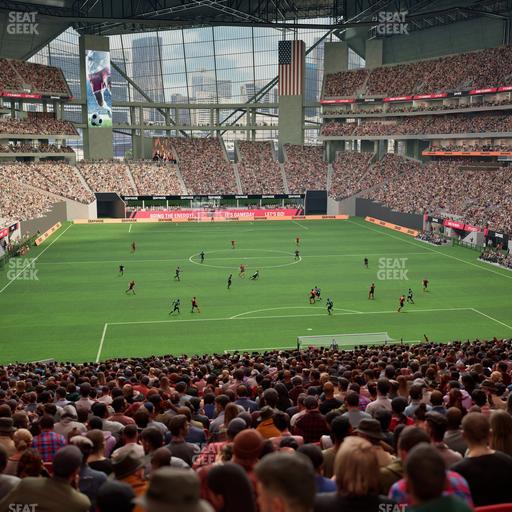 Mercedes-Benz Stadium - Section 120 Seat View