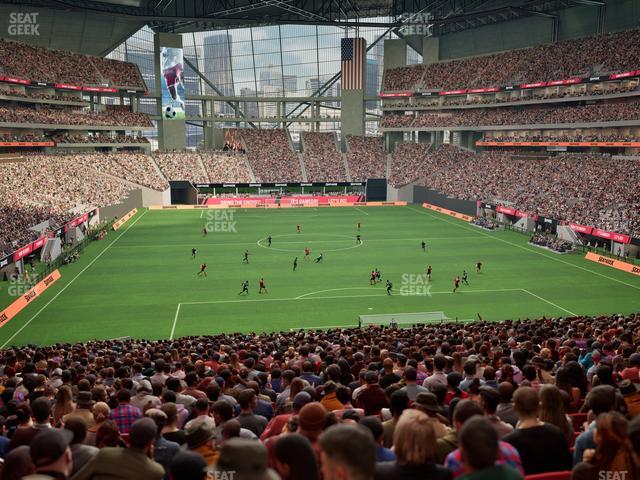 Mercedes-Benz Stadium - Section 120 Seat View