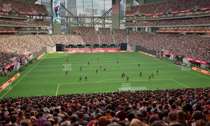 Mercedes-Benz Stadium - Section 120 Seat View